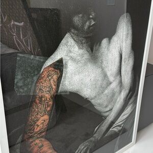 Tattoo Art Print in Black and Red